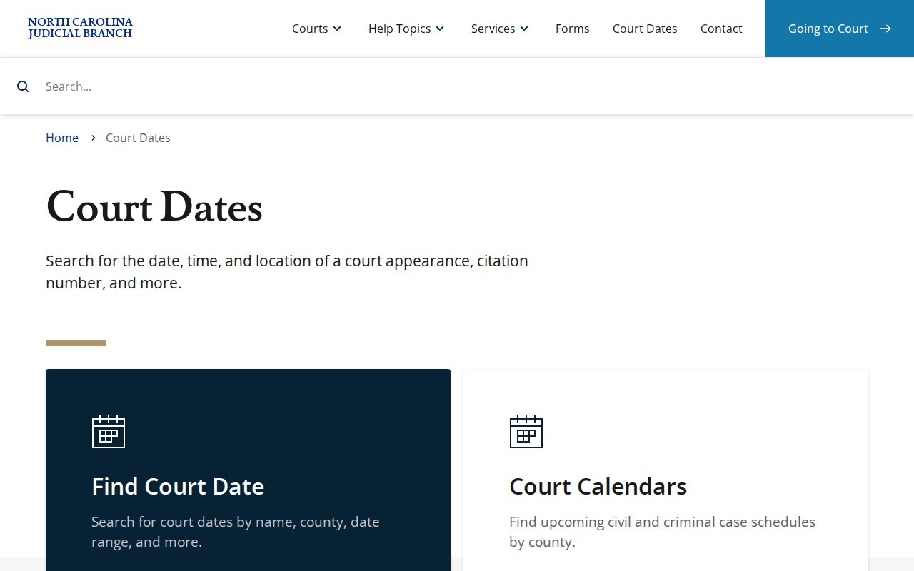 Rockingham court dates official Court Dates source